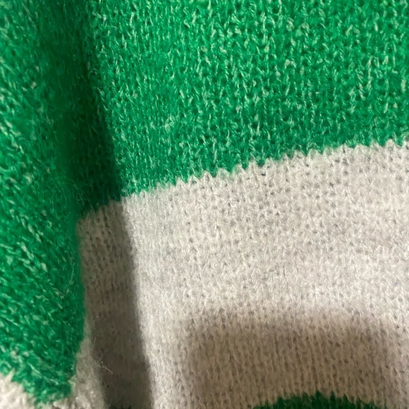 (3 for $15)Women’s Streetwear Cropped Knit striped crewneck Sweater - Picture 3 of 6